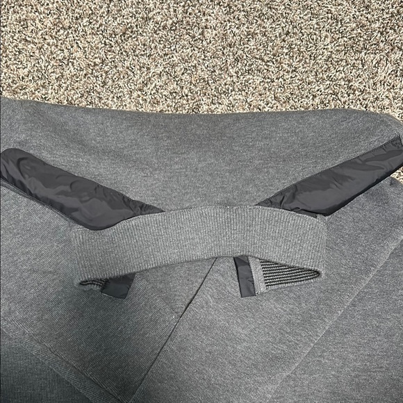 Boss Gray Zip Up Sweater with Stand-Up Collar - Picture 4 of 6